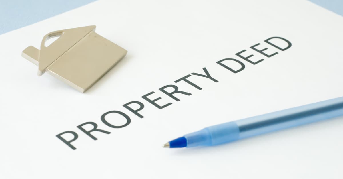 Updating property deeds