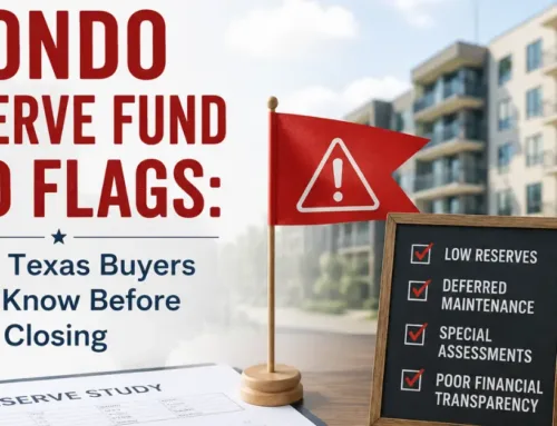 Condo Reserve Fund Red Flags: What Texas Buyers Must Know Before Closing