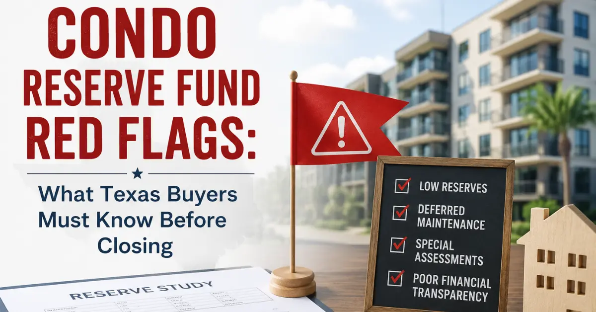 Condo Reserve Fund Red Flags - Illustration